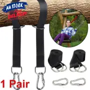 2Pcs Tree 150cm Hanging Strap Swing Straps Hammock Swings Garden Patio Outdoor