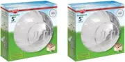 2 pack Pet Dwarf Hamsters & Mice: Clear 5" Run-About Exercise Ball