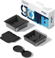 New Model Y Juniper & Model 3 Center Console Organizer [Double Layer Space,Slide
