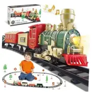 JUQU Train Set-Electric Train Sets for Boys Toddlers Classical Train