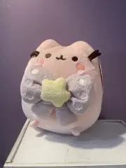 Pusheen Pink Gund Plush With Purple Bow 2021
