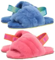 UGG Toddler's Fluff Yeah Slide Multi Authentic with Original Box Style 1117462T