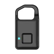 Smart Fingerprint Padlock Keyless Anti Theft Security Lock Usb Rechargeable For Luggage Bags