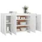 Sideboard White 135X41x75 Cm Engineered Wood Wood Sideboards & Buffets