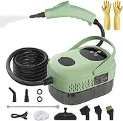 QUICTIGRY Steam Cleaner, 2500W Handheld Steam Cleaner for Household Cleaning, 1.1L Water Tank, 15 Seconds Fast Heating, Long Nozzle, Multipurpose Steamer for
