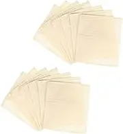 Cabilock 50pcs Drawstring Strainer Bags Reusable Mesh Cheesecloth Bags for Cooking Tea Brewing Soup Making Spice Straining for and DIY Craft Projects