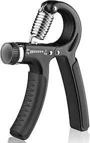 Grip Strength Trainer Adjustable Gripster Trainer for Enhanced Grip Strength, Forearm Training, and Finger Flexibility Hand Gripper, Forearm Strengthener, Finger Exerciser for Muscle Building