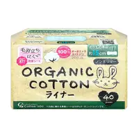 在飛比找PChome24h購物優惠-日本Cotton Labo極淨舒柔有機衛生護墊(40片/日用