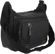 [GAROZATION] Men's Shoulder Messenger Bag Business Satchel Canvas Crossbody Bag Sling Backpack Fashionable Handbag