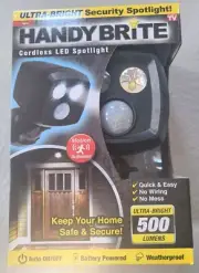 Handy Brite Cordless Ultra-Bright LED Motion-Activated Security Spotlight 2Pack