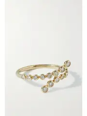 [STONE AND STRAND] STONE AND STRAND - 10-karat Gold Diamond Ring - 5 5 Gold