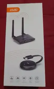 HDMI Wireless Transmitter and Receiver 4K AIMIBO Wireless HDMI Extender Live ...