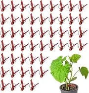 Vine Fixing Clip | Pack Of 50 Horticulture Grafting Clamp,Mouth Connector, Climbing Supports Connects For Gardener, Gardening Tool