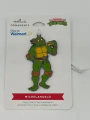 Hallmark TMNT Michelangelo Ornament 2023 Christmas Tree Walmart Exclusive Pizza