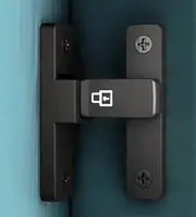 Nightglow 90 Degree Bolt Sliding Door Lock Buckle Working flip Latch Wooden Fence Door Lock