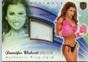 2009 BENCHWARMER ULTIMATE JENNIFER WALCOTT BOXING GLOVE PROP # 155/175