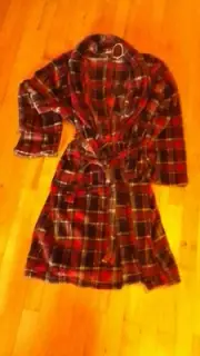 NWT HOTEL SPA COLLECTION MENS MILKY FLEECE WRAP ROBES OSFM