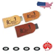Premium 3-Piece Arkansas Pocket Knife Sharpening Stones - Soft, Hard, Ultra Fine