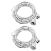 2PK Sansai 10M Power Extension Cord/Lead 10A/240V/2400W Max Home/Office AU 3-Pin