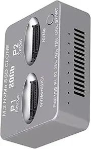 20Gbps Copy Function M.2 NVME SSD Clone Gen2X2 Enclosure Offline Clone Duplicator
