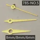 Golden Watch Hands for Ronda 785 3 Hands Quartz Watch Movement NO.5