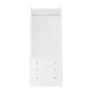 Open Storage Wardrobe White Garment Cabinet 3 Drawers Tall Corner Organiser Bedroom Furniture Freestanding Armories Closet Shelving Unit