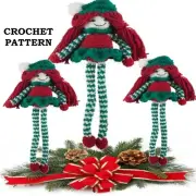 Doll Crochet Pattern Approximately 6" Excluding Legs & Hat