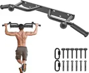 Heavy Duty Wall Mounted Doorway Pull up Bar, Multifunctional Chin up Bar, Portab