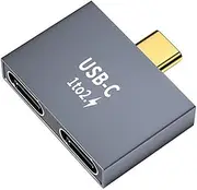 Type-C Splitter USB C Male to Dual USB C Female PD Charger Data Transfer
