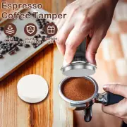Espresso Tamper Coffee Tamper with 200 Pcs Filters Stainless Steel Base leAuL