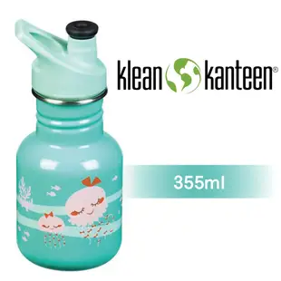 美國Klean Kanteen 幼童窄口不鏽鋼經典水瓶-355ml-小水母