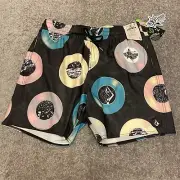 Volcom Board Shorts Mens Large Stoneys Drawstring Pockets Beach Swim NEW $62