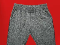 在飛比找Yahoo!奇摩拍賣優惠-Nike Running 反光logo 黑灰色 窄管 運動長