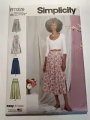 Simplicity￼ Pattern R11326 Size 6-14 Misses Skirts zz