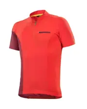 Mavic Mens XA Pro Short Sleeve Jersey Small Fiery Red/Tibetan L393431