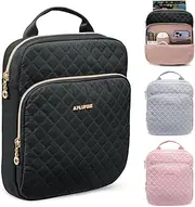 Aplufine Book Sleeve With Zipper Book Pouch, Book Protector Bag,Book Sleeve for Book Lovers, Book Cover, Book Carrying Case for Book Accessories, Study Suppliers, Black