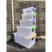 在飛比找Yahoo!奇摩拍賣優惠-整理箱 玩具收納箱 妙用箱 透明整理箱 收納箱 透明 塑膠收