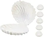 MOTHNUR Pp Shell Candy Box Set Mermaid Jewelry Holder Storage Box Display Case Large Clamshell Undersea Party Favor Compact