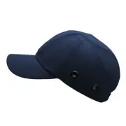 6 Packs - Lucent Path Blue Baseball Bump Cap - Safety Hard Hat Protection Caps