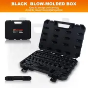 56-Piece 1/4" Drive Socket Set, SAE (5/32"-9/16") & Metric (4mm-15mm), Deep & Sh
