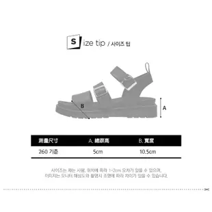 PAPERPLANES紙飛機 立體撞色縫線涼拖鞋【00233】可調雙金屬扣環 吸震涼鞋 韓國連線