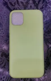 iPhone 11 Bumper Case Matte Silicon Sage Green NEW