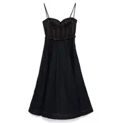 [ZIMMERMANN] Crush Denim Corset Dress