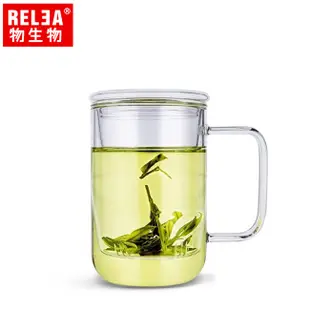 RELEA物生物 420ml君子耐熱玻璃泡茶杯(附濾茶器) (4.4折)