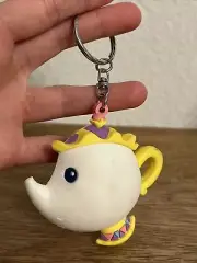 MRS POTTS DISNEY BEAUTY AND THE BEAST SILICONE KEYCHAIN TOY (NEW W/TAGS)