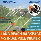 4-STROKE Backpack Chainsaw Chain Saw Tree Pruner Lawn Grass Edger Brush Cutter
