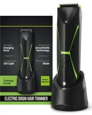 Electric Body Hair Trimmer for Men Manscape Ball Trimmer Waterproof Pubic Hai...