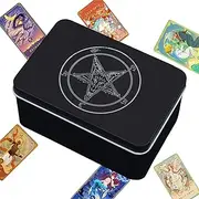 Tarot Cardboards, Tarot Deck Box - Tarot Card Support Storage | Tarot Organizer, Protective Case for Board Games Cards, C, Se référer au descriptif, Refer to description