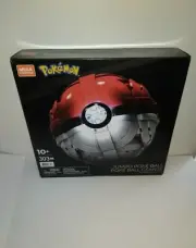 Mega Construx Pokemon Jumbo Poke Ball Construction Set 303 Pieces NEW