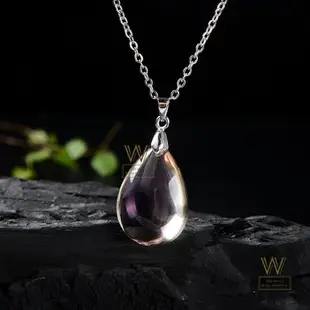 【w-jewelry】精品水晶工坊-頂級3A全美紫黃晶墬(11040504)